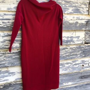 Club Monaco red stretch dress, size Large